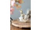 Dekorace socha králík na houpacím králíkovi - 10*4*11 cm Clayre & Eef