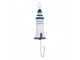 Nástěnný háček zdobený majákem Lighthouse Nautic - 4*4*18 cm Clayre & Eef