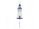 Nástěnný háček zdobený majákem Lighthouse Nautic - 4*4*18 cm Clayre & Eef