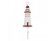 Nástěnný háček zdobený majákem Lighthouse Nautic - 4*4*18 cm Clayre & Eef