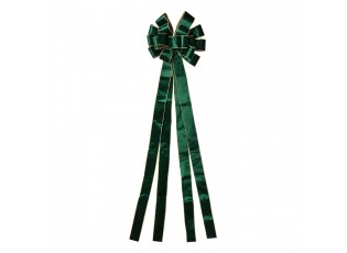 Zelená dekorační mašle Bow - 33*135 cm
