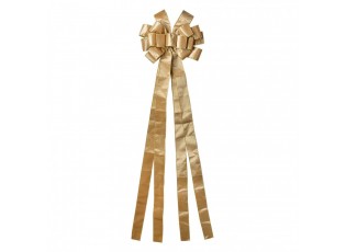 Zlatá dekorační mašle Bow - 33*135 cm