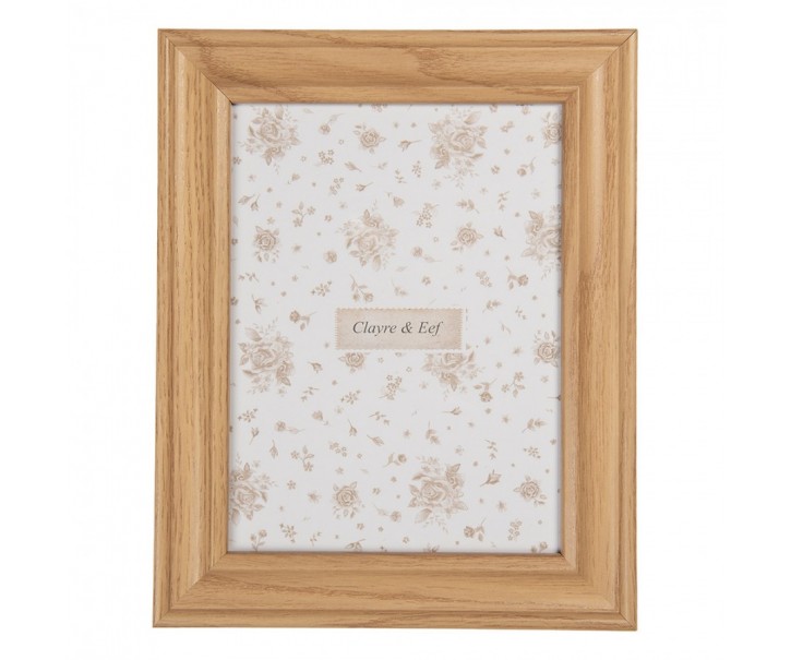 Přírodní dřevěný fotorámeček Ten M - 18*2*23 cm / 13*18 cm Clayre & Eef