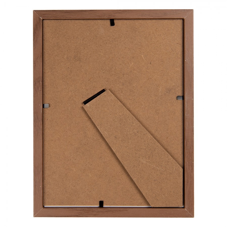 Hnědý dřevěný fotorámeček Baltini - 15*4*20 cm / 13*18 cm Clayre & Eef Hnědý dřevěný fotorámeček Baltini - 15*4*20 cm / 13*18 cm Clayre & Eef
