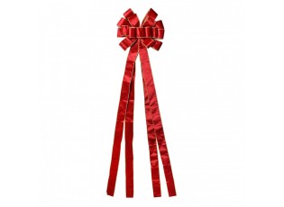 Červená dekorační mašle Bow - 33*135 cm