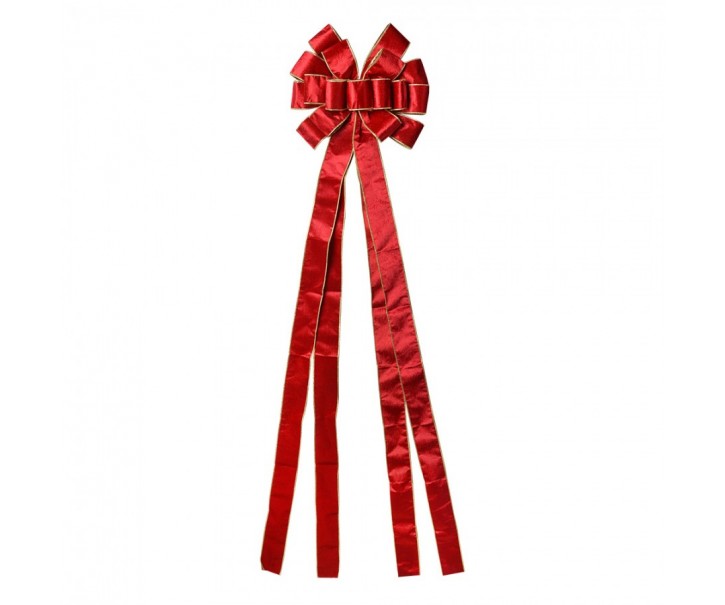 Červená dekorační mašle Bow - 33*135 cm Clayre & Eef