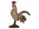 Béžová antik dekorace kokrhající kohout - 26*13*33 cm Clayre & Eef