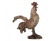 Béžová antik dekorace kokrhající kohout - 26*13*33 cm Clayre & Eef