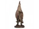 Béžová antik dekorace kokrhající kohout - 26*13*33 cm Clayre & Eef