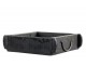 Černá dřevěná retro bedýnka s kovovými uchy Grimaud Brick old - 22*22*7cm Chic Antique