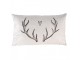 Béžový povlak na polštář s parožím Love Deer - 30*50 cm Clayre & Eef