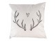 Béžový povlak na polštář s parožím Love Deer - 45*45 cm Clayre & Eef