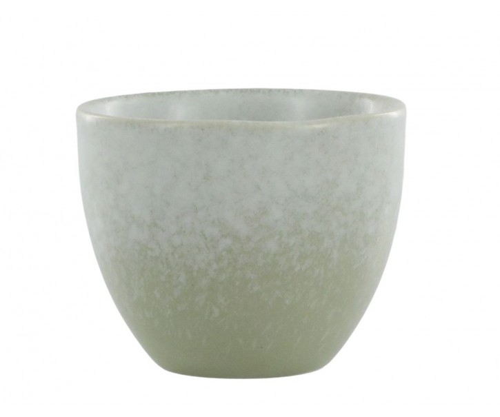 Zelený rustikální hrnek Valence Dusty Verte - Ø 8,5*7 cm / 185ml Chic Antique