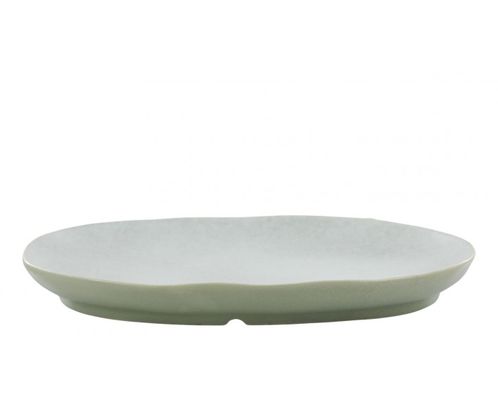 Zelený rustikální podnos Valence Dusty Verte - 27*19*3 cm Chic Antique