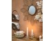 Košík z mořské trávy zdobený mušlemi Shells - Ø 10*18 cm Chic Antique