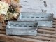 2ks plechový antik podnos Old French - 34*17*8 cm Chic Antique