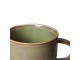 Mechově zelený porcelánový hrnek Chef - 12*9*8 cm / 320 ml HKLIVING