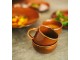 Pomerančově hnědý porcelánový hrnek Chef - 12*9*8 cm / 320 ml HKLIVING