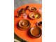 Pomerančově hnědý porcelánový hrnek Chef - 12*9*8 cm / 320 ml HKLIVING