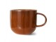 Pomerančově hnědý porcelánový hrnek Chef - 12*9*8 cm / 320 ml HKLIVING