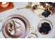 Rustikálně růžový porcelánový dezertní talíř Chef - Ø 20*3 cm HKLIVING