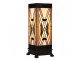Béžovo-hnědá stolní tiffany lampa Laetitia - 17*17*44 cm E27/ma* 1*40W Clayre & Eef