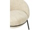 Béžové lounge křeslo s podnožkou Renon - 61*59*76 cm J-Line by Jolipa