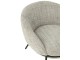 Světle šedé lounge křeslo s podnožkou Renon - 72*75*70 cm J-Line by Jolipa