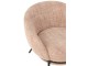 Světle růžové lounge křeslo s podnožkou Renon - 72*75*70 cm J-Line by Jolipa