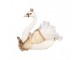 Bílá dekorace labuť Swan - 28*14*28 cm Clayre & Eef