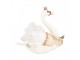 Bílá dekorace labuť Swan - 28*14*28 cm Clayre & Eef