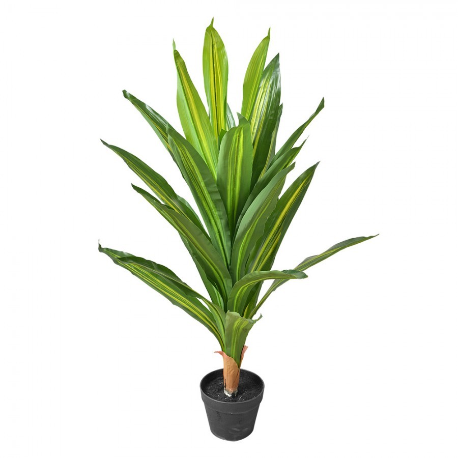 Dekorace umělá rostlina dracena v květináči - 25*25*90 cm Clayre & Eef Dekorace umělá rostlina dracena v květináči - 25*25*90 cm Clayre & Eef