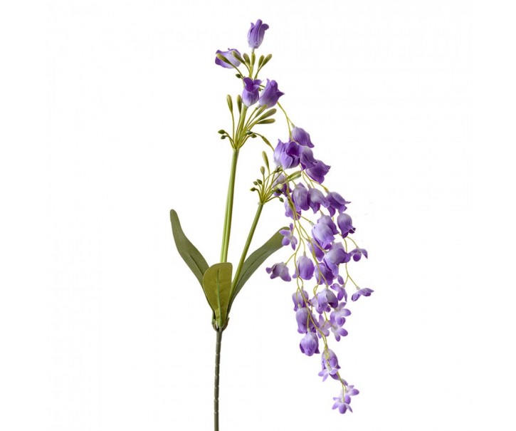 Dekorace fialová umělá květina zvonek Bells Bouquet - 15*6*80 cm Clayre & Eef