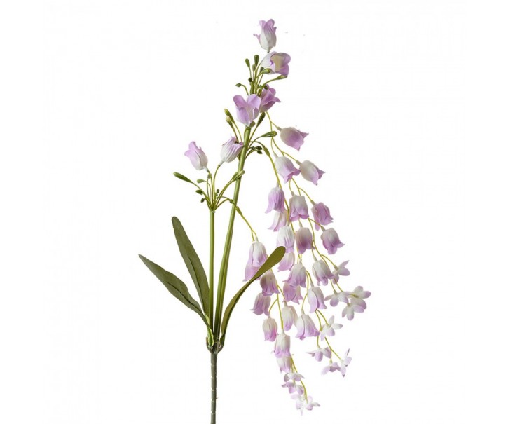 Dekorace fialová umělá květina zvonek Bells Bouquet - 15*6*80 cm Clayre & Eef