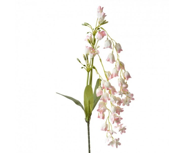 Dekorace růžová umělá květina zvonek Bells Bouquet - 15*6*80 cm Clayre & Eef