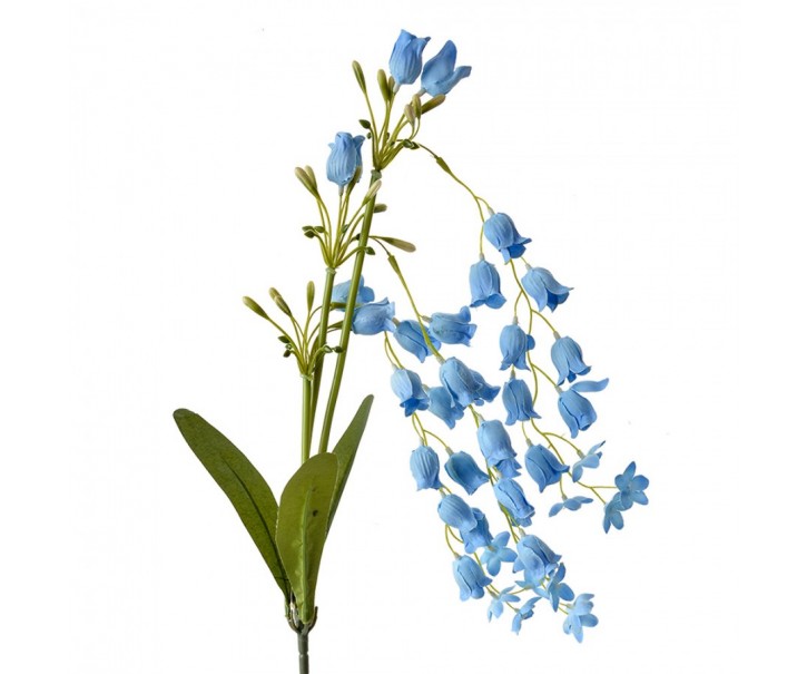Dekorace modrá umělá květina zvonek Bells Bouquet - 15*6*80 cm Clayre & Eef