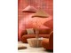 Oranžovozrzavá velká sofa Lounge Snow Poplar - 234*116*73cm J-Line by Jolipa