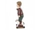 Dekorace figurka chlapec s jablíčkem a koníkem - 6*5*15 cm Clayre & Eef
