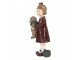Dekorace figurka holčička s medvídkem a dárečkem - 6*5*15 cm Clayre & Eef