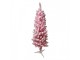 Růžový zasněžený umělý vánoční stromek Christmas Tree - 45*45*120 cm Clayre & Eef