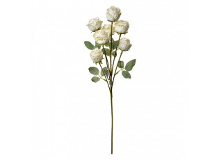 Umělá větvička bílá růže Rose white - 8*8*55 cm