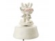 Natahovací hrací kolotoč s králíčky Music Box Rabbits - Ø 10*15 cm J-Line by Jolipa