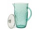 Modrý plastový džbán s víkem Aqua Blue - 20* Ø 13,5*23cm / 2,5L J-Line by Jolipa