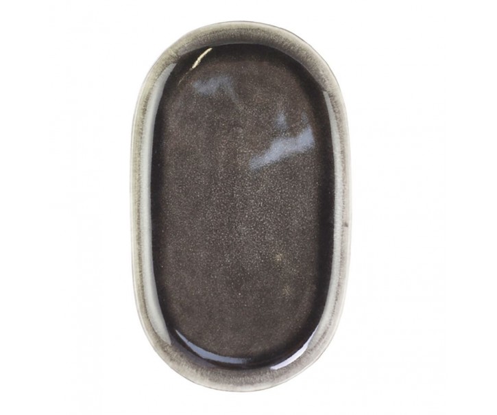 Granitový kameninový podnos Calais - 25*15*1,5 cm Chic Antique