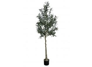 Dekorace umělý stromek olivovník s olivami Olea Tree - 15*170 cm