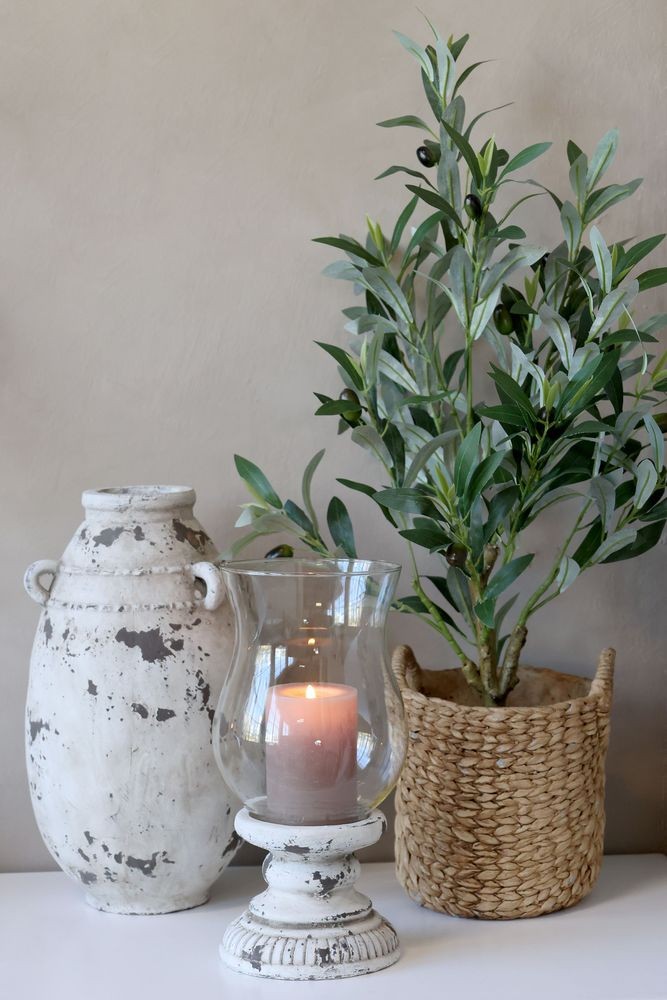 Dekorace umělý stromek olivovník s olivami Olea Tree - Ø 12*73 cm Chic Antique Dekorace umělý stromek olivovník s olivami Olea Tree - Ø 12*73 cm Chic Antique