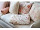 Krémový bavlněný přehoz s květy Aix Quilt Wild Flowers - 130*180 cm Chic Antique
