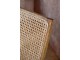 Přírodní dřevěné křeslo s výpletem Lounge Wicker - 65*70*77 cm Chic Antique
