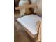 Přírodní dřevěné křeslo s výpletem Lounge Wicker - 65*70*77 cm Chic Antique