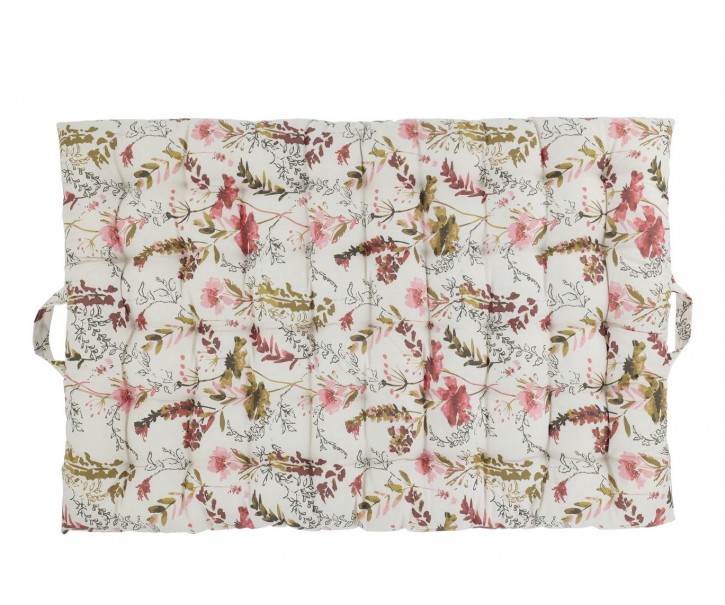 Krémová matrace s květinovým vzorem Aix Wild Flowers - 60*100 cm Chic Antique